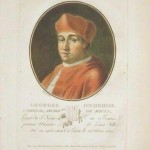 Cardinal Georges d-Amboise Lithographie couleur