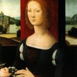 Caterina Sforza Portrait Lorenzo di Credi, Museo Civico de Forlì 