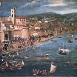 Expulsion des Morisques du port de Vinaros 1609 par Francisco Peralta Histoire de la Communauté de Valence par le père Oromig 