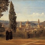 Jean-Baptiste-Camille Corot (1796-1875) Vue De Florence Depuis Le Jardin De Boboli (1834)