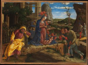 Andrea Mantegna L'adoration des bergers MET Museum New York 